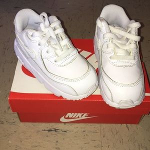 Nike Air Max 90 Toddler size 7 white